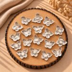 Crystal Quartz Butterfly 14x10mm