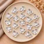 Crystal Quartz Butterfly 14x10mm