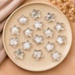 Crystal Quartz Star Faceted Loose Gemstone 10mm