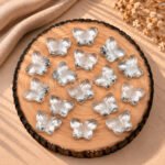 Crystal Quartz Hand Carved Butterfly Gemstone 13mm