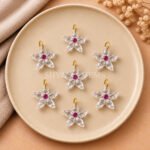 Crystal Quartz Starfish Carved 15mm Pendant