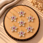Crystal Quartz Starfish Carved 15mm Pendant