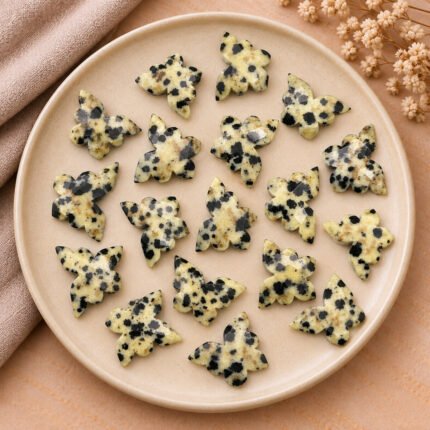 Dalmatian Jasper Butterfly 14x10mm