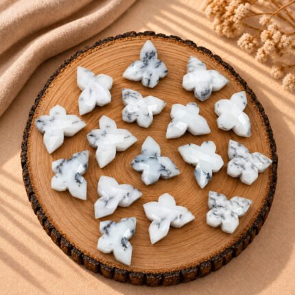 Dendrite Opal Butterfly 14x10mm
