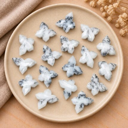 Dendrite Opal Butterfly 14x10mm
