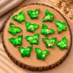 Green Mohave Copper Turquoise Butterfly 13mm