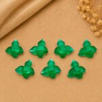 Green Onyx Hand Carved Butterfly 13mm