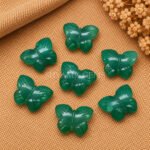 Multi Fluorite Butterfly Carved Gemstone 13mm