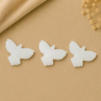 Howlite Eagle Shape 30mm Loose Gemstone