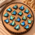 Labradorite Hand Carved Butterfly 13mm