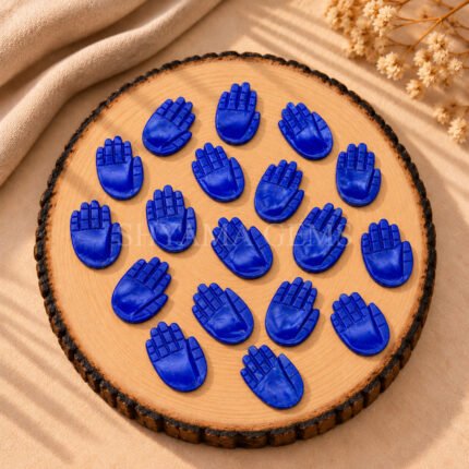 Lapis Lazuli Carved Hamsa Hand 25mm