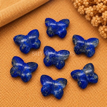 Labradorite Butterfly Carved Gemstone 13mm