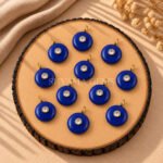 Lapis Lazuli Round Inlay Pendant 15mm