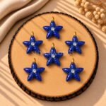 Lapis Lazuli Starfish Carved 15mm Pendant