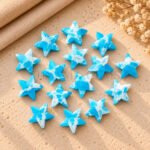 Larimar Mohave Turquoise Star Faceted Loose Gemstone 10mm