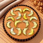 Lemon Quartz Faceted Moon Gemstone 17mm
