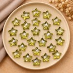 Lemon Quartz Star Faceted Loose Gemstone 10mm