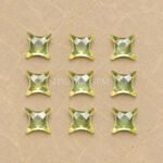 Lemon Quartz Carved Ninja Star Loose Gemstone 12mm