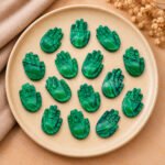 Malachite Carved Hamsa Hand 25mm