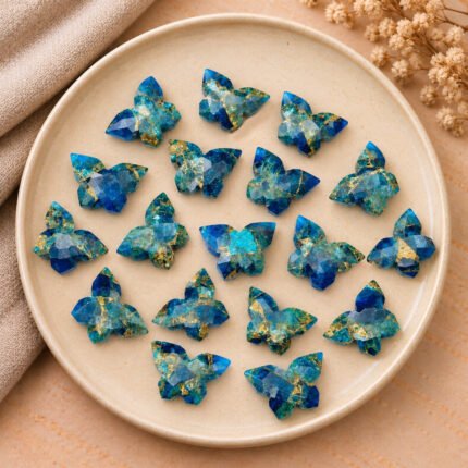 Mohave Neon Copper Turquoise Butterfly 13mm