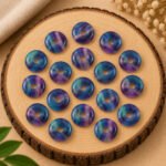 Multi Fluorite Donut Gemstone 15mm