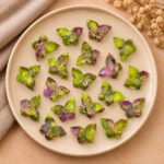 Neon Green Purple Copper Turquoise Butterfly 14x10mm