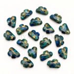 Neon Tourmaline Quartz Cloud Shape Carved Loose Gemstone 12mm