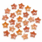 Peach Moonstone Star Faceted Loose Gemstone 10mm