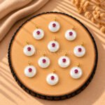 Pearl Round Inlay Pendant 15mm