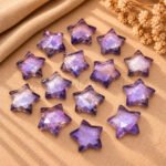 Pink Amethyst Star Faceted Loose Gemstone 10mm