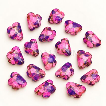 Cotton Candy Turquoise Cloud Shape Carved Loose Gemstone 12mm