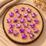 Pink and Purple Copper Mohave Turquoise Star Faceted Loose Gemstone 10mm