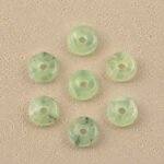 Prehnite Donut Gemstone 15mm