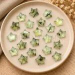 Prehnite Star Faceted Loose Gemstone 10mm