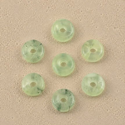 Prehnite Donut Gemstone 15mm