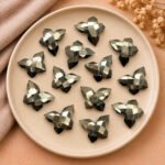 Pyrite Faceted Butterfly 14x10mm