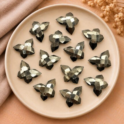 Pyrite Butterfly 13mm