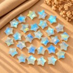 Rainbow Moonstone Star Faceted Loose Gemstone 10mm