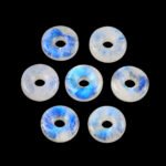 Rainbow Moonstone Donut Gemstone 15mm