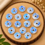 Rainbow Moonstone Donut Gemstone 15mm