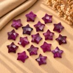 Red Ruby Star Faceted Loose Gemstone 10mm