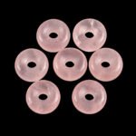 Rose Quartz Donut Gemstone 15mm