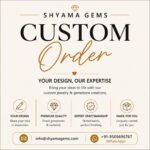 Custom Order of Gemstone and Jewelry