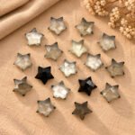 Smoky Quartz Star Faceted Loose Gemstone 10mm