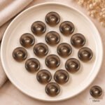 Smoky Quartz Donut Gemstone 15mm
