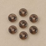 Smoky Quartz Donut Gemstone 15mm