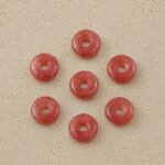 Strawberry Quartz Donut Gemstone 15mm