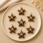Tiger Eye Starfish Carved 15mm Pendant