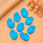 Turquoise Carved Hamsa Hand 25mm