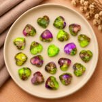 UV Copper Turquoise Heart Faceted 10mm Loose Gemstone